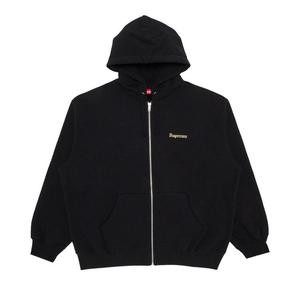 Толстовка Supreme Crest Zip Up Hooded Sweatshirt, Black