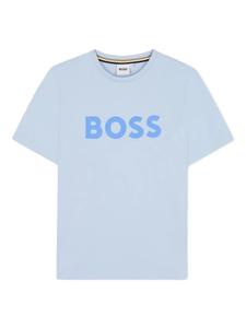 Футболка с логотипом BOSS Kidswear, синий