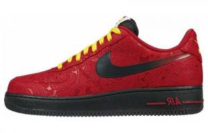 Кроссовки Nike Air Force 1 Low Red Paisley, красный/черный