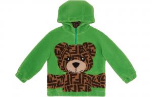 FENDI Толстовка fw23 green kids