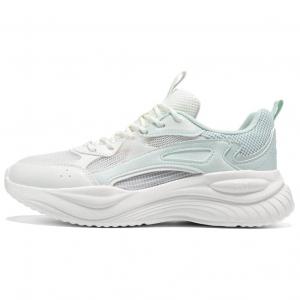 361° Кроссовки Life Collection с низким верхом, противоскользящие, износостойкие, женские, белые, зеленые