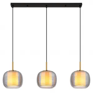 Подвесной светильник LAMPIGNA E27 1 шт. Подвесная лампа/люстра для столовой/гостиной/обеденного стола Globo Lighting, черный