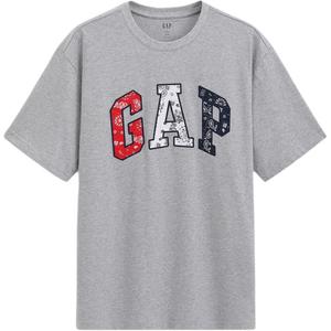 Футболка унисекс GAP, светло-серый