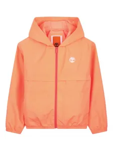 Куртка с капюшоном и логотипом Timberland Kids, оранжевый