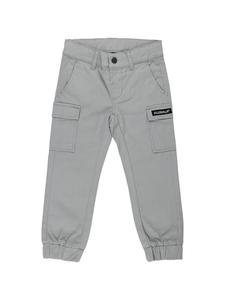 Брюки из твила серого цвета Villervalla