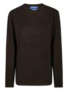 Джемпер с круглым вырезом и длинными рукавами Daniele Fiesoli, черный