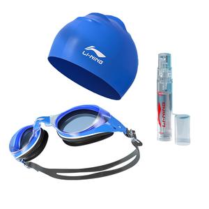 LINING Плавательные очки silicone unisex black blue