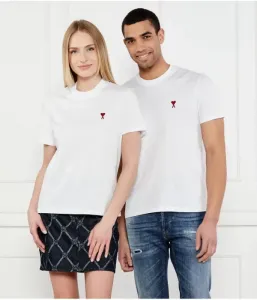 Футболка regular fit Ami Paris, белый