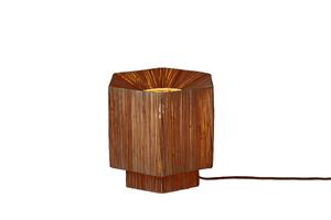 Настольная лампа Good & Mojo коричневый, 27/27/26 см