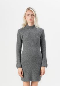 Платье Noisy May NMNOLA HIGH NECK DRESS , Medium Grey/Mottled Grey