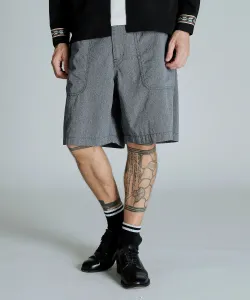 Хлопковые шорты-комбинезон