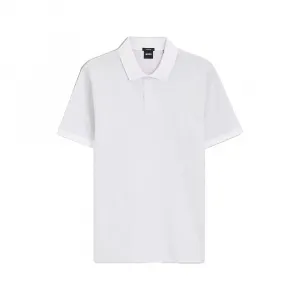 Футболка-поло BOSS Parlay 233 10279664 с коротким рукавом, белый