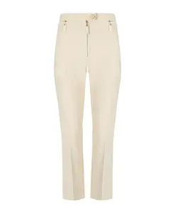 Брюки из двойного крепа Elisabetta Franchi, белый