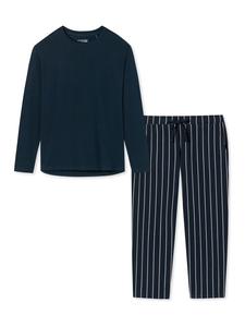 Ночное белье Schiesser, цвет blau gestreift/dunkelblau