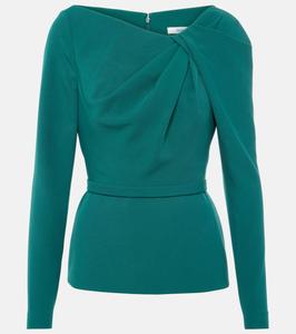 Маня собрала креповый топ Safiyaa, Alpine Green