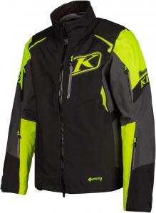 Куртка KLIM Valdez для мужчин, не утепленная, для снегоходов, из ткани Gore-Tex, Black - Hi-vis