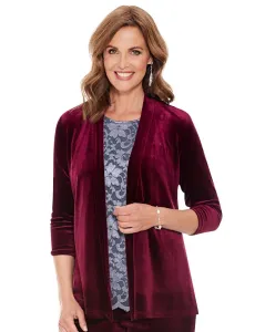 Велюровая куртка Chums, красный