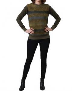 Топ-свитер Swetcher цвета хаки Multi Kathie K, Khaki Multi