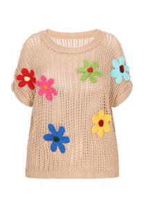 Usha FESTIVAL Свитер 'Fashion Look' в темно-бежевом цвете