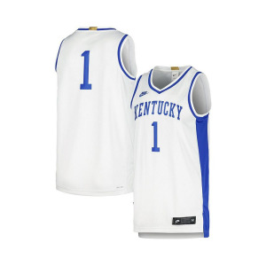 Мужское белое джерси №1 в стиле ретро Kentucky Wildcats Limited Nike, белый