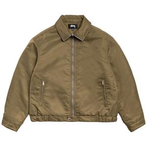 Куртка Stussy Pile Lined Zip Jacket 'Olive'