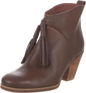 Женские ботильоны YDN с округлым носком и кисточками, на блочном среднем каблуке, на осень и зиму, размеры 4-15 US, Brown