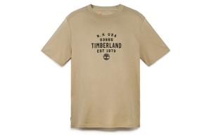 Футболка унисекс бежевая Timberland, бежевый