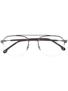 Очки в квадратной полуободковой оправе Carrera, черный