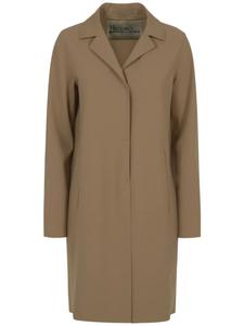 Однобортное пальто Herno, коричневый