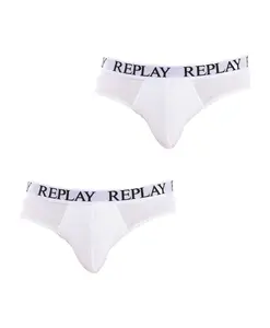 Эластичные хлопковые трусы Replay, белый