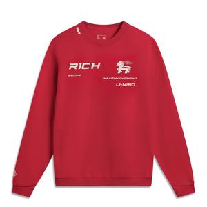 Толстовка унисекс из коллекции Li Ning Sports Life, agate красный
