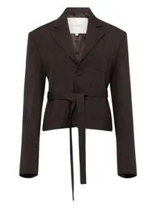 Куртка с поясом JW ANDERSON, коричневый