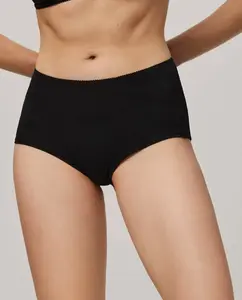 Высокие трусы из органического хлопка Ysabel Mora, черный
