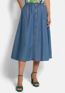 Алиновая юбка leichter mit taschen Goldner, Blue