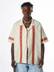 Повседневная рубашка VAMOS CLO Comfort fit Button Up Shirt Stockton, бежевый