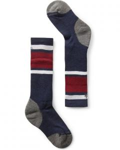Носки Smartwool Kids Wintersport Full Cushion Stripe Over-the-Calf Socks, цвет Deep Navy