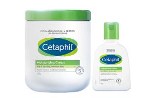 Набор увлажняющего крема для ухода за кожей стабилизирующий, увлажняющий и питающий 550г+118мл Cetaphil, moisturizing cream for hydration 550g+intensive hydrating lotion 118ml