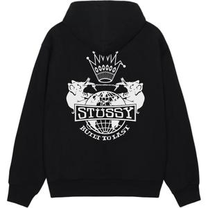 Худи с принтом Stüssy Logo Stussy, черный