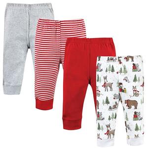 Детские хлопковые брюки Unisex, Christmas Forest Hudson Baby