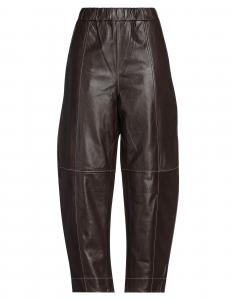 Брюки Ganni, темно-коричневый