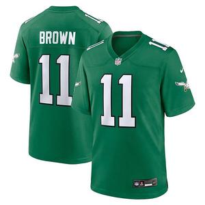 Джерси Philadelphia Eagles Kelly Green молодежное AJ Brown Nike