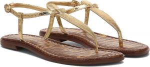 Сандалии на плоской подошве Gigi Sam Edelman, цвет Amber Gold
