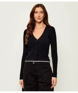 Кардиган Вивара Cropped fit Pinko, черный