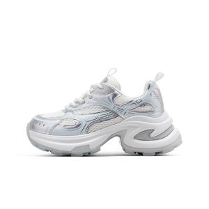 Низкие массивные кроссовки женские C°BANNER, бело-серые