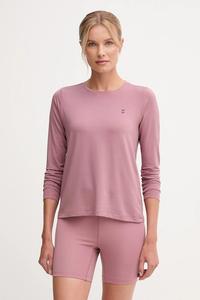 Топ для йоги с длинным рукавом Hummel, розовый