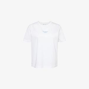 Футболка Samsoe Samsoe Sacamino с принтом, голубой