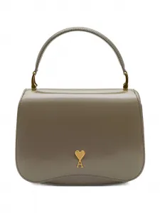 Сумка-тоут Paris Paris с логотипом AMI Paris, зеленый