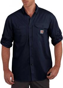 Carhartt мужская футболка Force Ridgefield с длинным рукавом, Navy