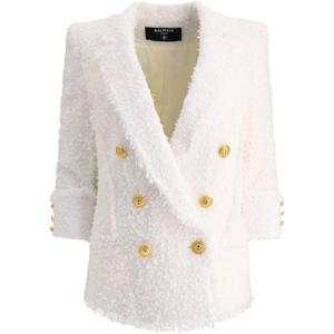 BALMAIN Куртка FW22 женская белая, White