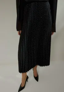 Юбка а-силуэта с декором Touché Privé, Black